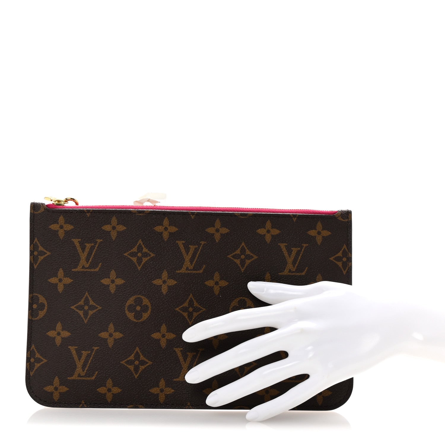 Louis Vuitton Monogram Neverfull MM GM Pochette Pivoine 2 of 7