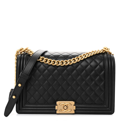 Chanel Calfskin Quilted New Medium Boy Flap Black 1 of 10
