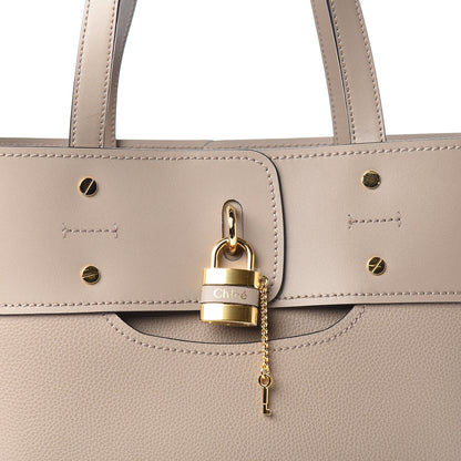 Chloe Smooth Grained Calfskin Small Aby Tote Motty Grey 11 of 11