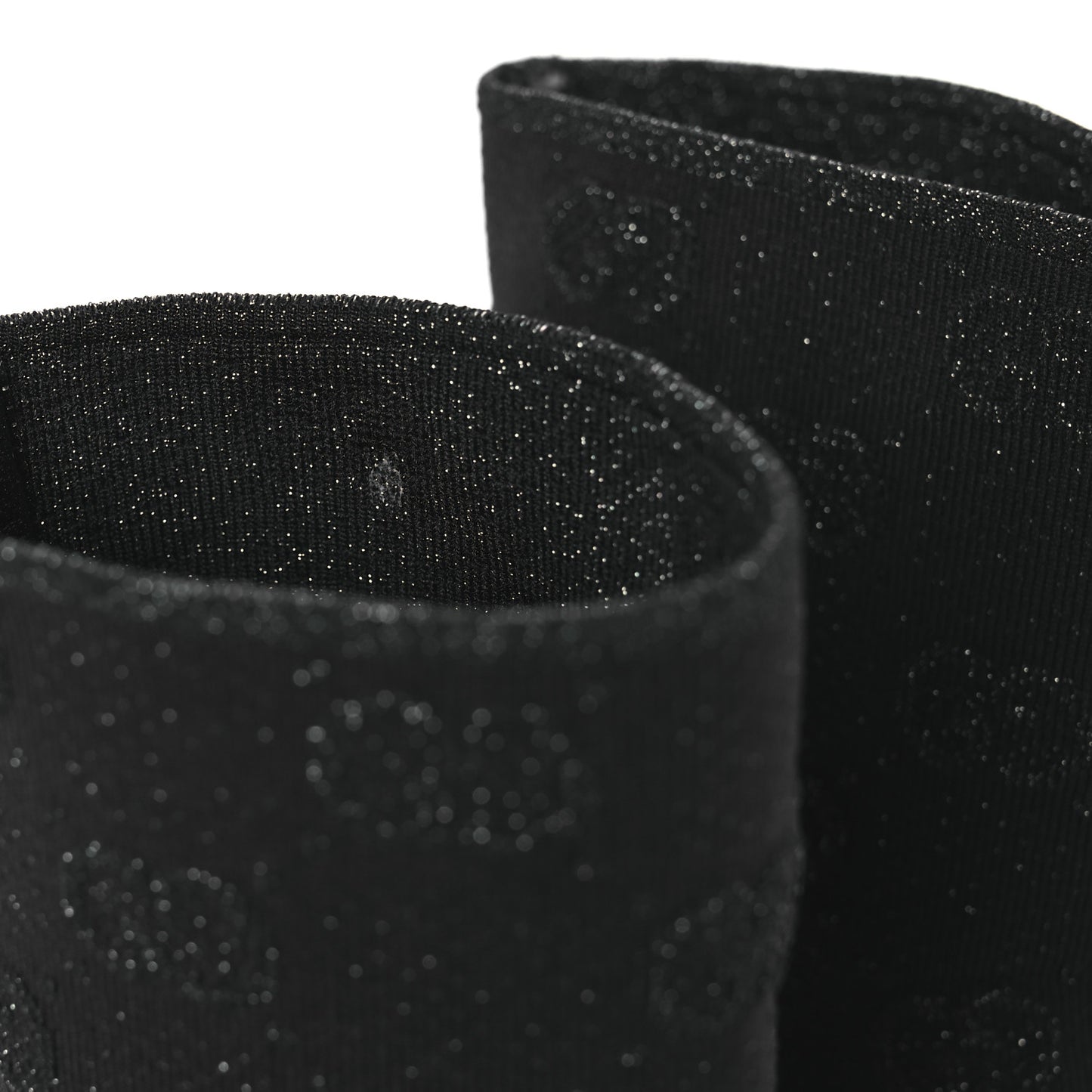 Technical Jersey Knit GG Monogram Square G 75mm Ankle Boots 38 Black Gray
