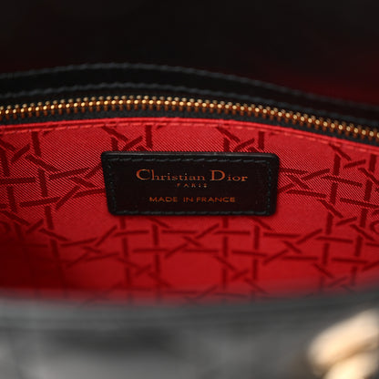 Christian Dior Lambskin Cannage Small My ABCDior Lady Dior Black 6 of 12