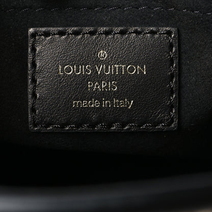 Louis Vuitton Raffia Petit Bucket Black 6 of 9