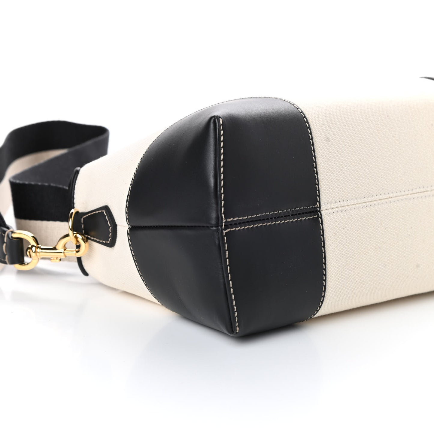 Canvas Vitello King Logo Embroidered Medium By The Way Boston Bag Grezzo Black