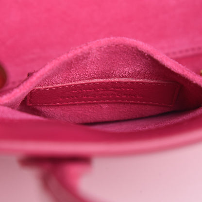 Saint Laurent Calfskin Nano Sac De Jour Lipstick Fuchsia 7 of 7