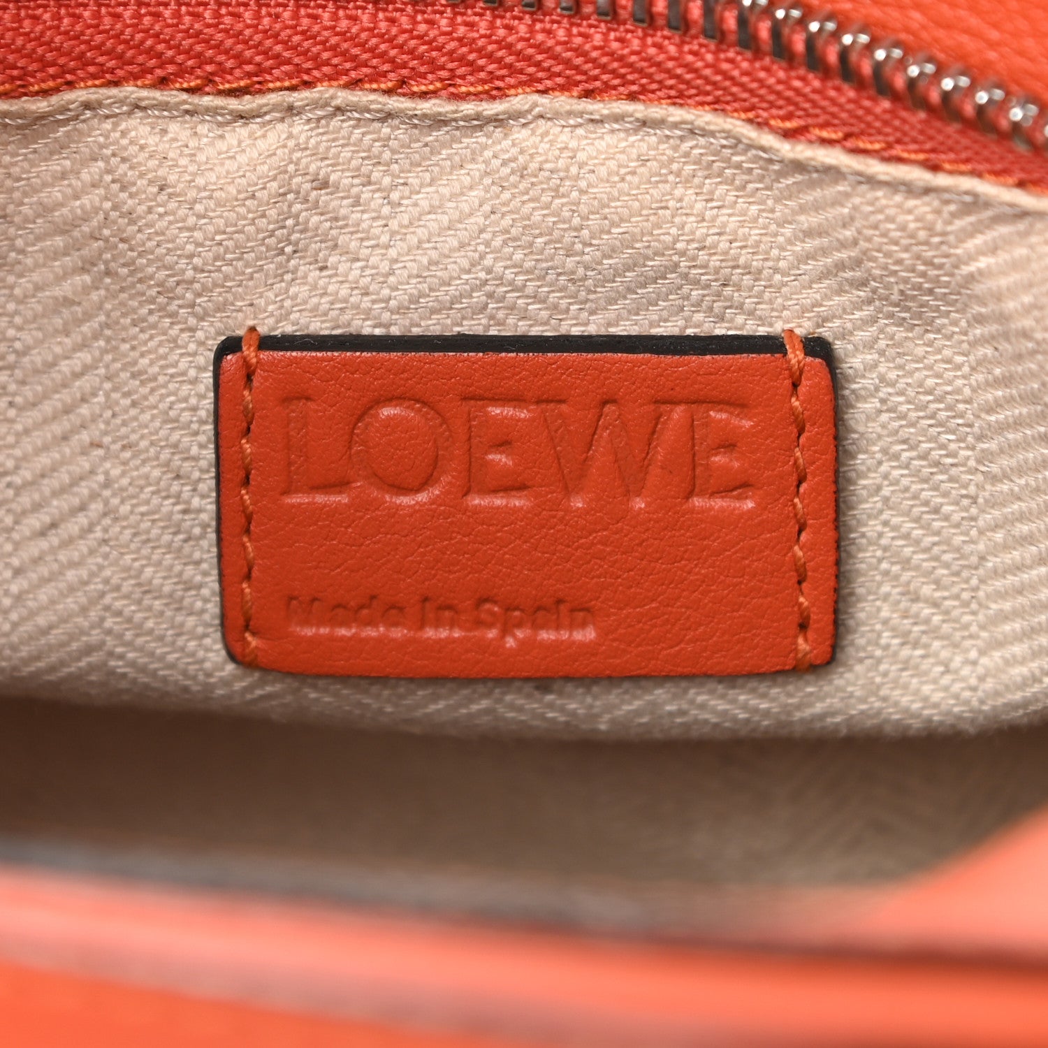 Loewe Calfskin Small Puzzle Bag Coral 11 of 19