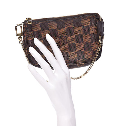 Louis Vuitton Damier Ebene Mini Pochette Accessories 2 of 12