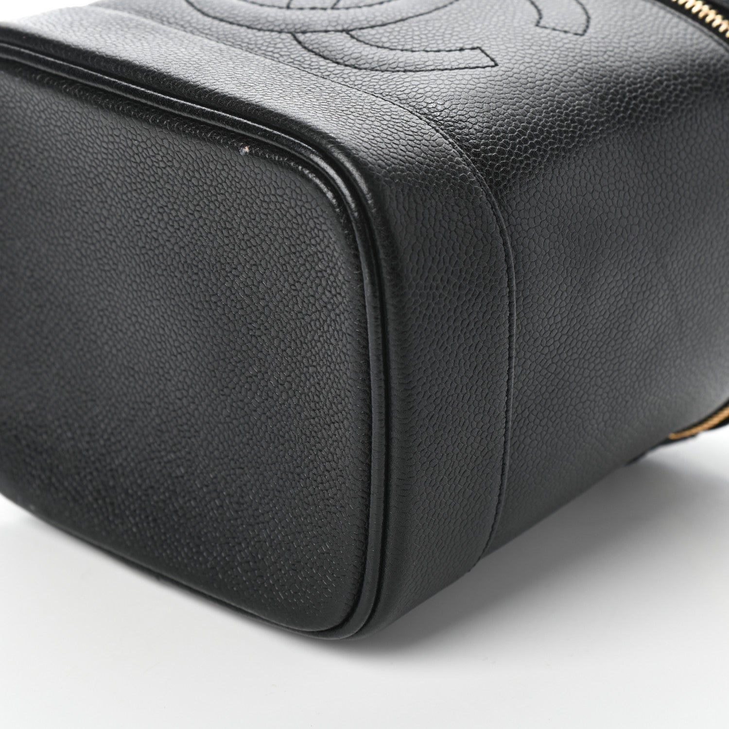 Chanel Caviar Vanity Cosmetic Case Black 9 of 9