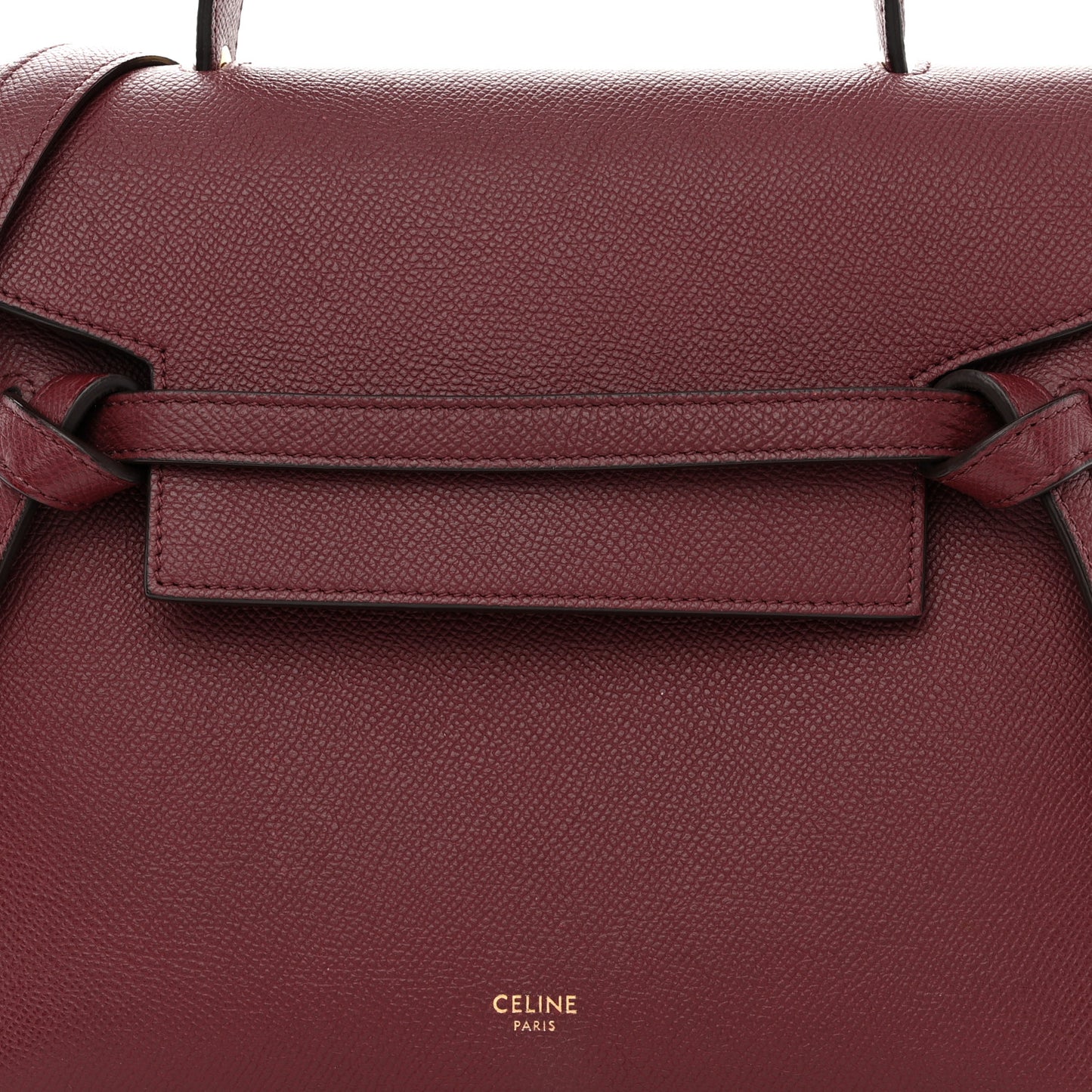 Grained Calfskin Micro Belt Bag Acai