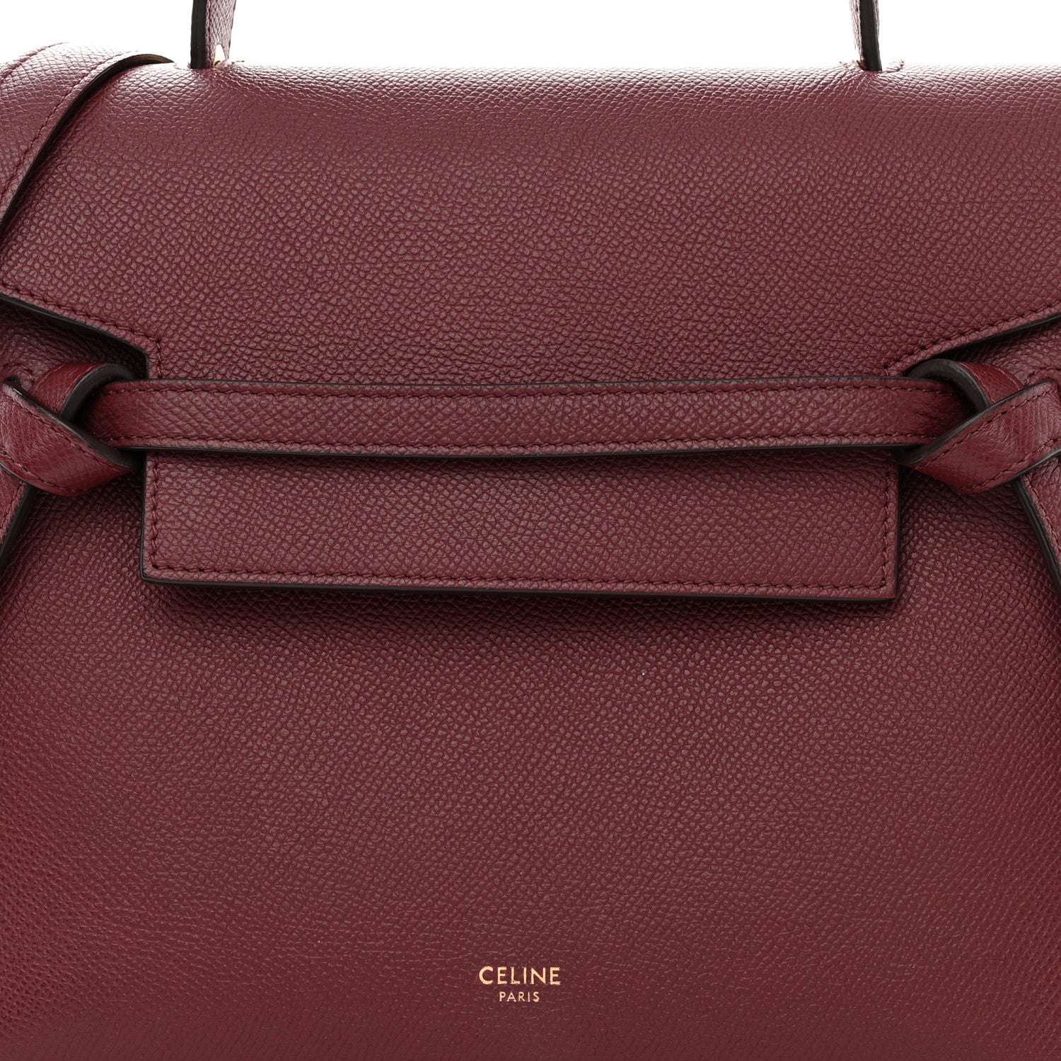 Celine Grained Calfskin Micro Belt Bag Acai 9 of 12