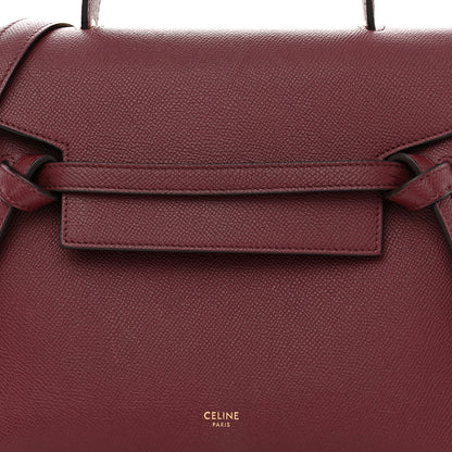 Celine Grained Calfskin Micro Belt Bag Acai 9 of 12