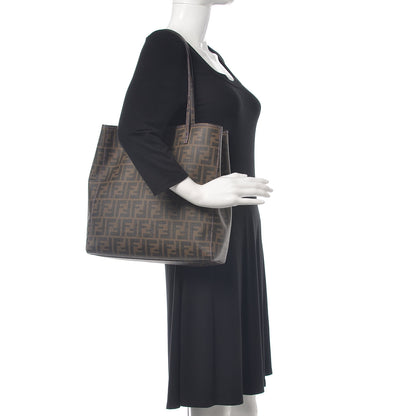 Fendi Zucca Spalmati Shopping Tote Tobacco Viola 2 of 10