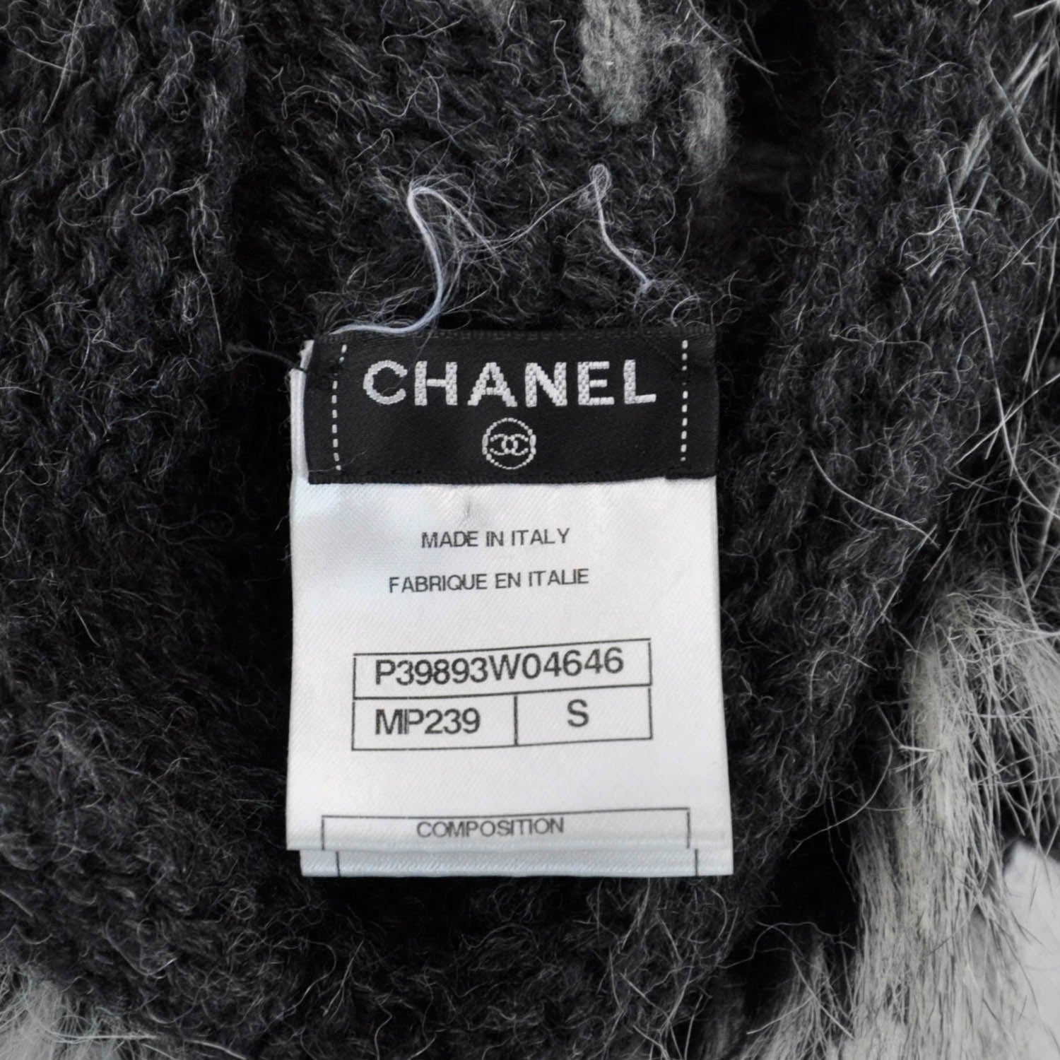 Chanel Alpaca and Cashmere Knit Hat Scarf Neck Warmer 6 of 6