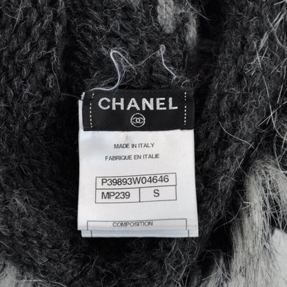Chanel Alpaca and Cashmere Knit Hat Scarf Neck Warmer 6 of 6