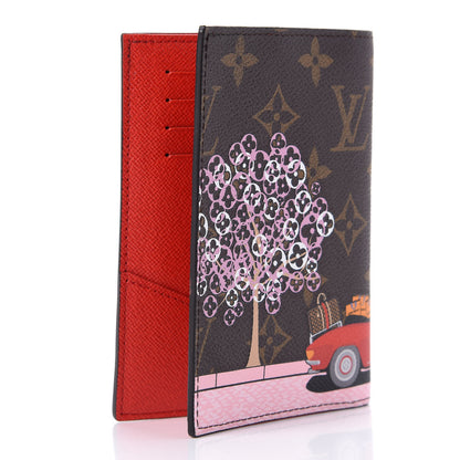 Louis Vuitton Monogram 2019 Christmas Animation Passport Cover Rouge 2 of 9