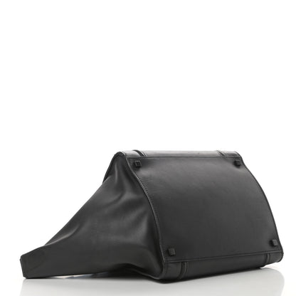 Celine Smooth Calfskin Medium Phantom Luggage Black 4 of 17