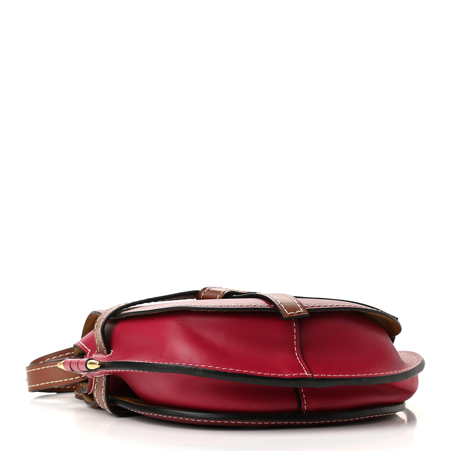 Loewe Calfskin Mini Gate Crossbody Bag Garnet Pomodoro 4 of 8