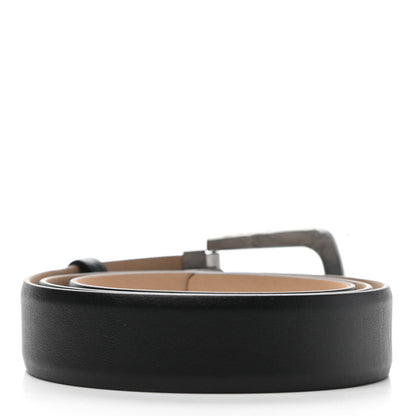 Chanel Calfskin Belt 95 38 Black 2 of 7