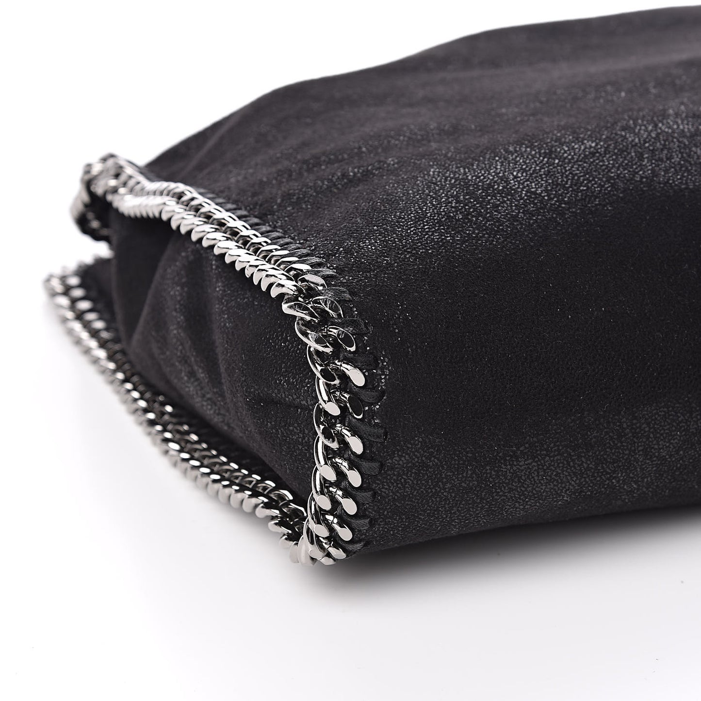 Shaggy Deer Falabella Fold Over Tote Black