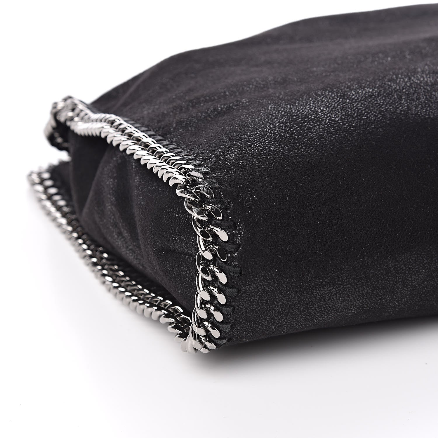 Stella McCartney Shaggy Deer Falabella Fold Over Tote Black 8 of 10