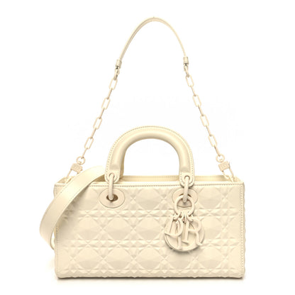 Christian Dior Calfskin Cannage Diamond Medium Lady D-Joy Latte 1 of 10