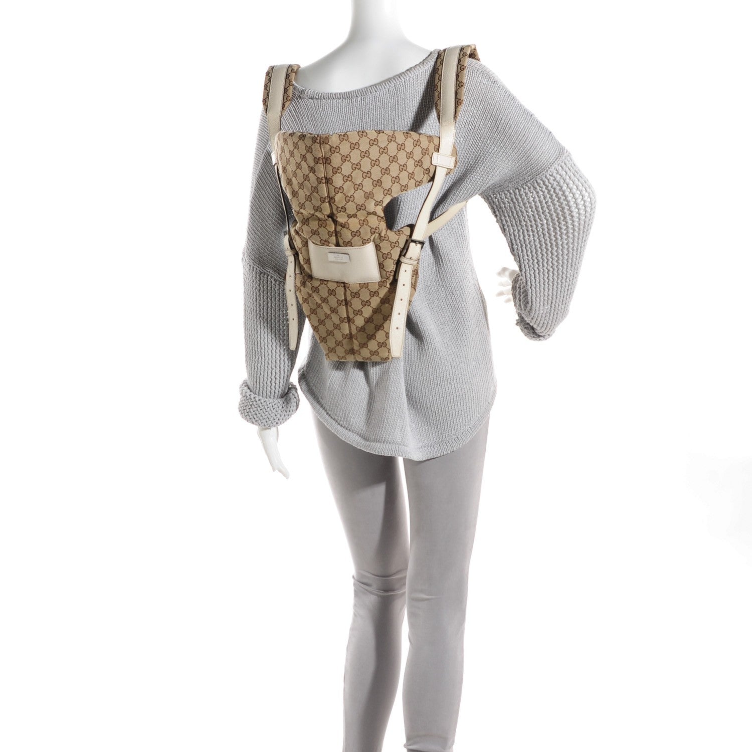 Gucci Monogram Baby Carrier Off White 2 of 5