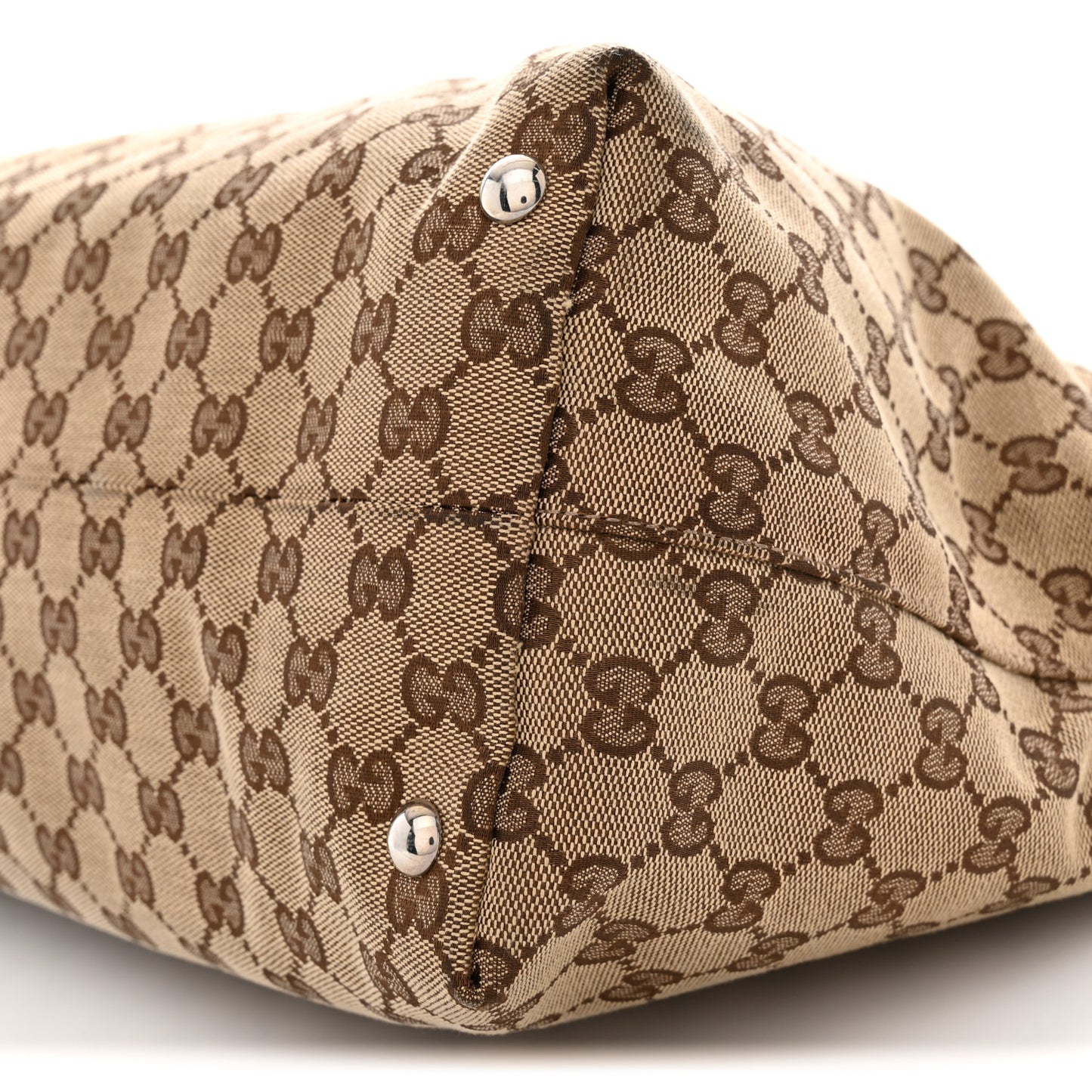Monogram Medium Icon Bit Tote Dark Brown