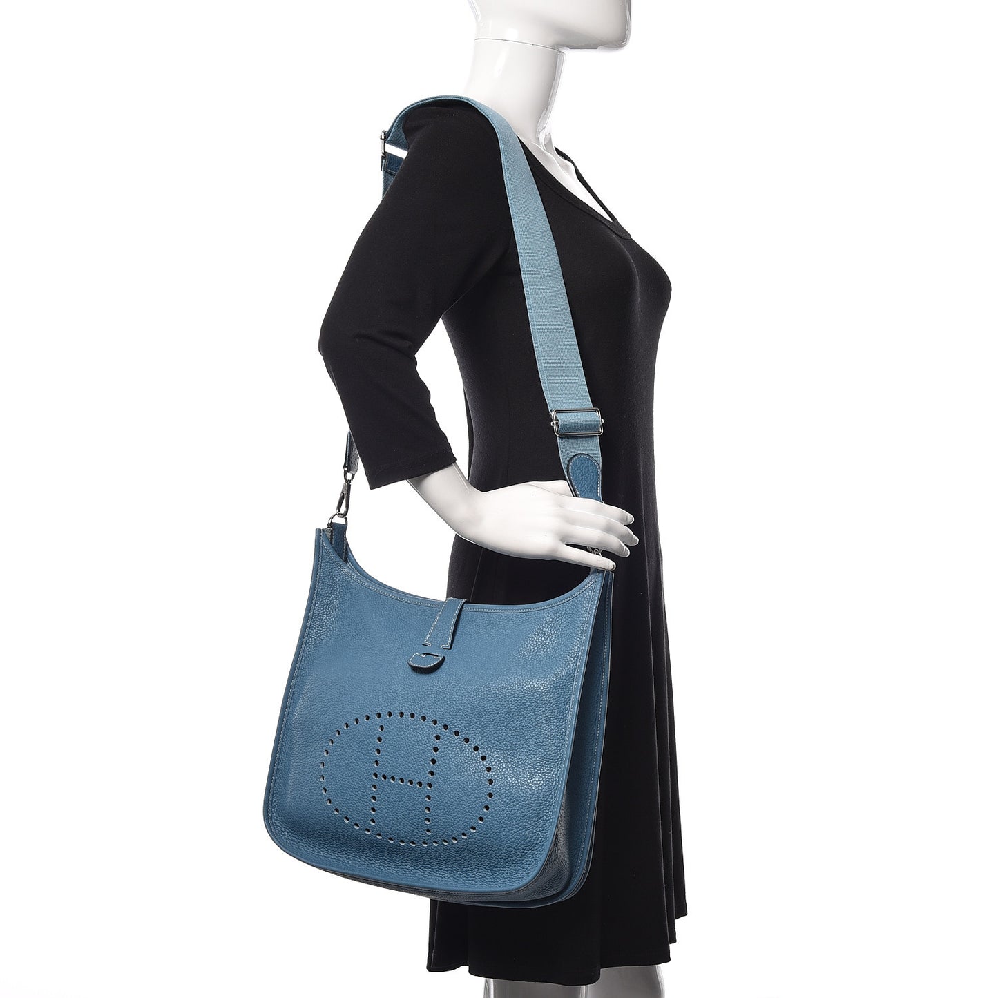 Taurillon Clemence Evelyne III GM Blue Jean