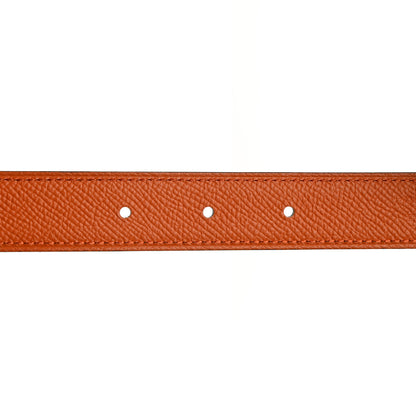 Hermes Epsom Swift 24mm Escale Belt 75 Black Orange 7 of 9