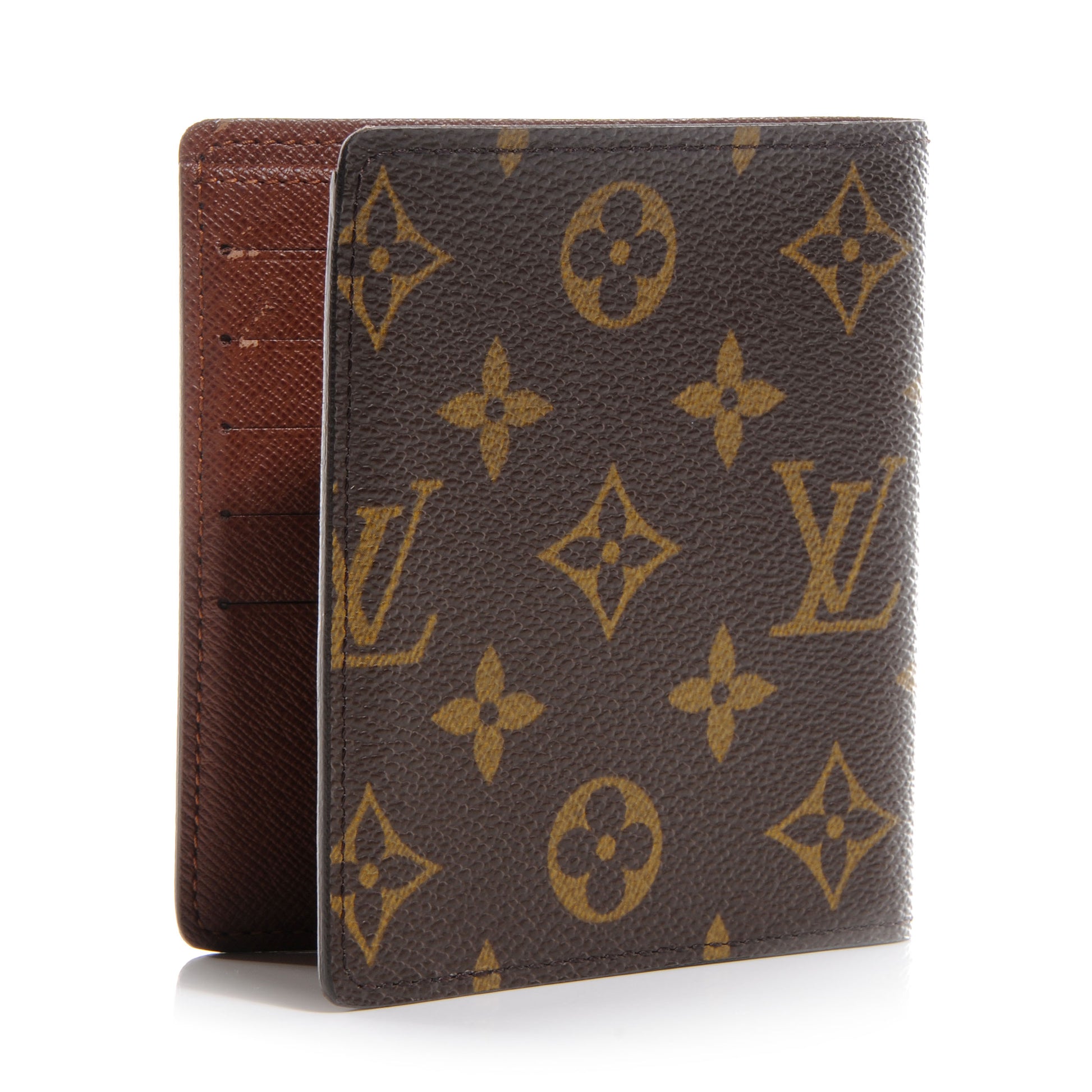 Louis Vuitton Monogram Mens Billfold Wallet 10 Credit Card Slots 3 of 7