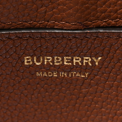 Burberry Calfskin Vintage Check Note Crossbody Bag Tan 6 of 15