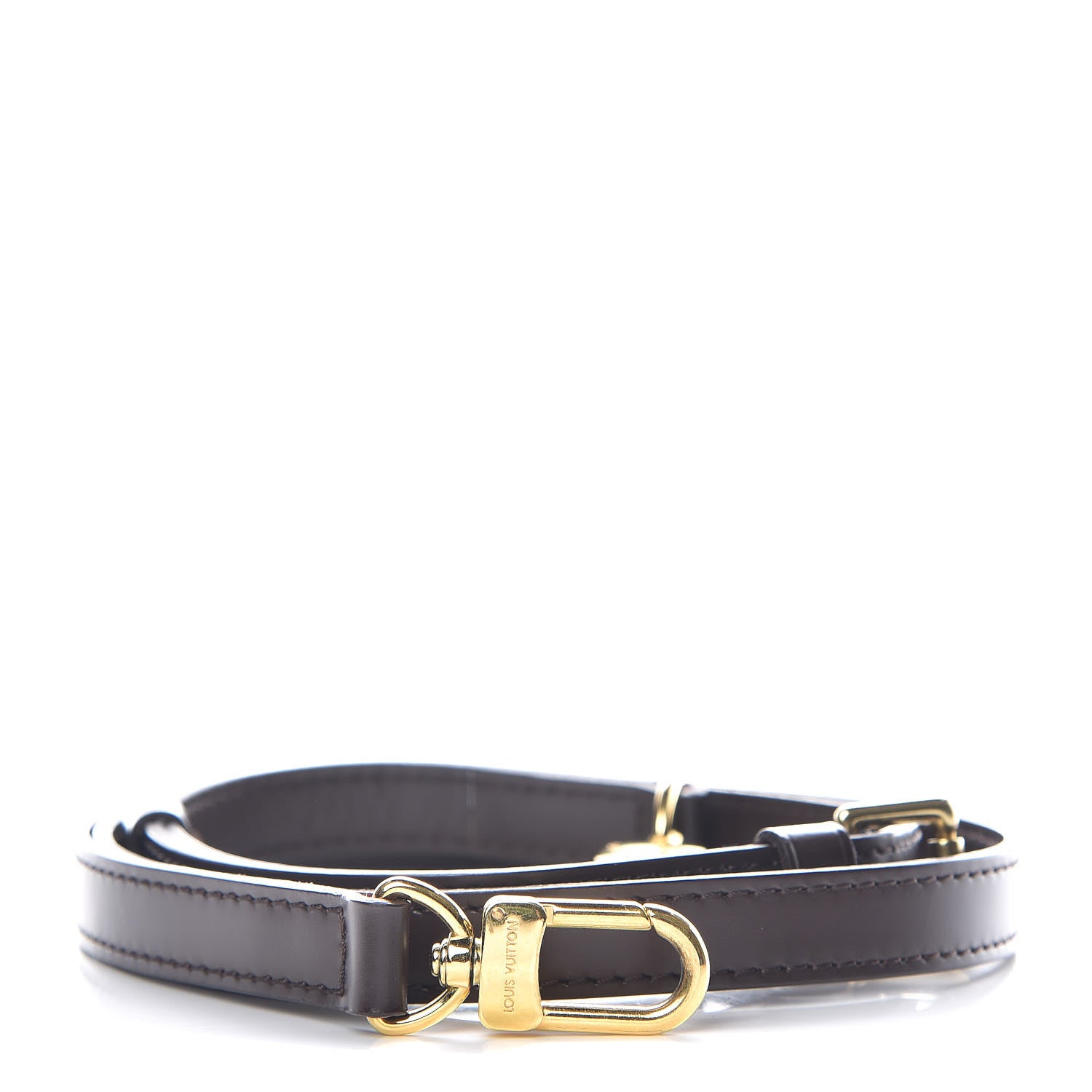 Louis Vuitton Calfskin 16mm Adjustable Shoulder Strap Brown 1 of 4