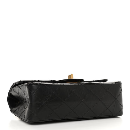 Chanel Aged Calfskin Quilted 2.55 Reissue Mini Flap Black 4 of 11