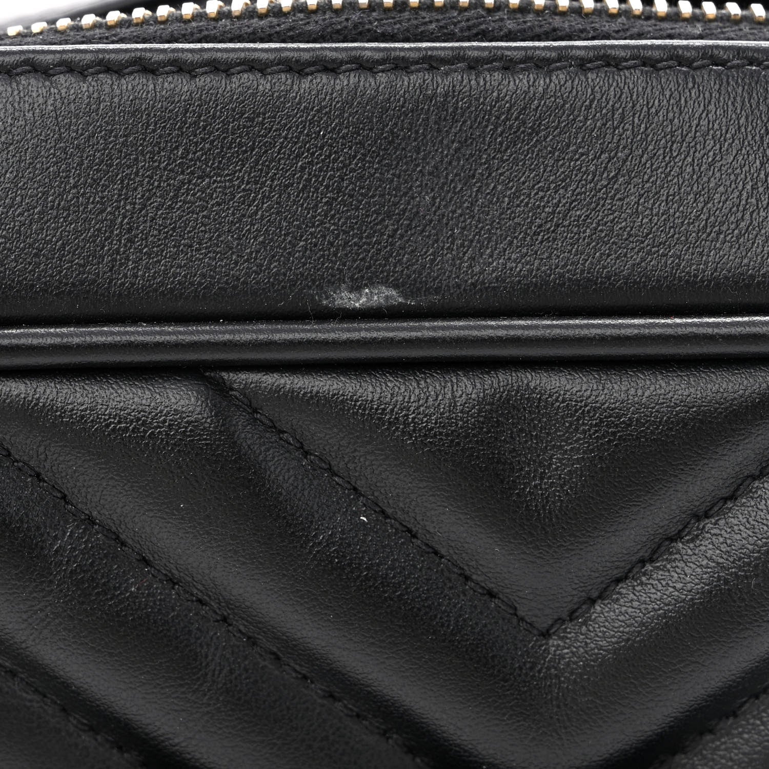 Saint Laurent Calfskin Matelasse Monogram Lou Camera Bag Black 11 of 11