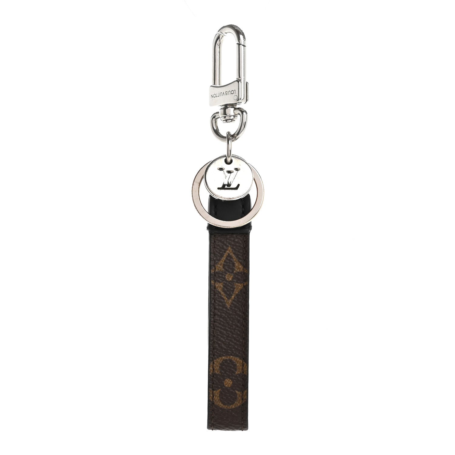 Louis Vuitton Monogram Slim Dragonne Bag Charm Key Holder 1 of 6