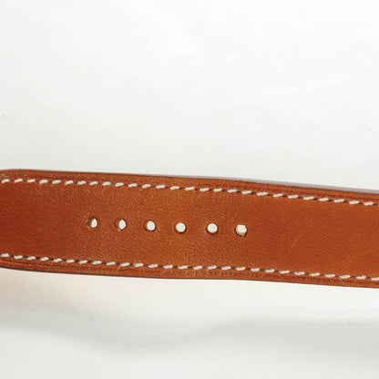 Hermes Stainless Steel Barenia 29mm Cape Cod Double Tour Quartz Watch Fauve 9 of 10