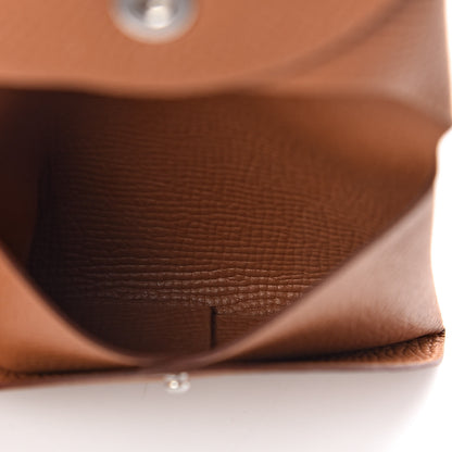 Hermes Epsom Bastia Coin Purse Gold 6 of 8