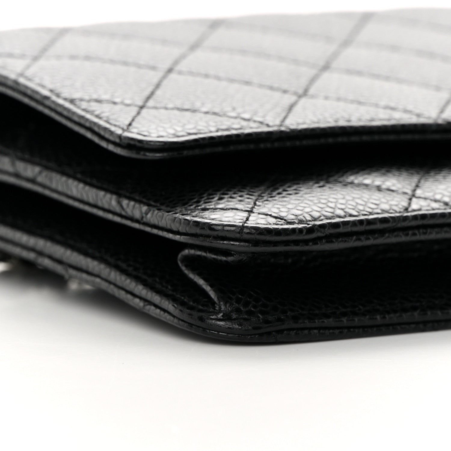 Chanel Caviar Quilted Wallet on Chain WOC Black 10 of 12