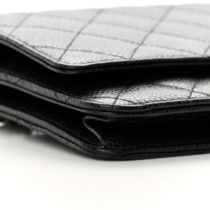 Chanel Caviar Quilted Wallet on Chain WOC Black 10 of 12