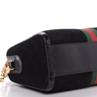 Gucci Suede Patent GG Web Medium Ophidia Boston Black 7 of 10