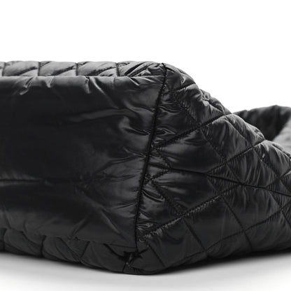 Chanel Nylon Quilted Small Coco Cocoon Tote Black 9 of 10