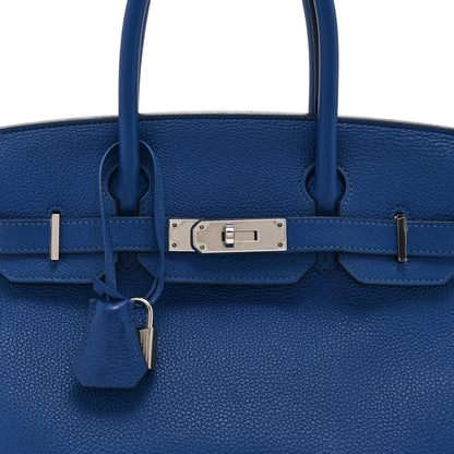Hermes Togo Birkin 30 Bleu France 8 of 10