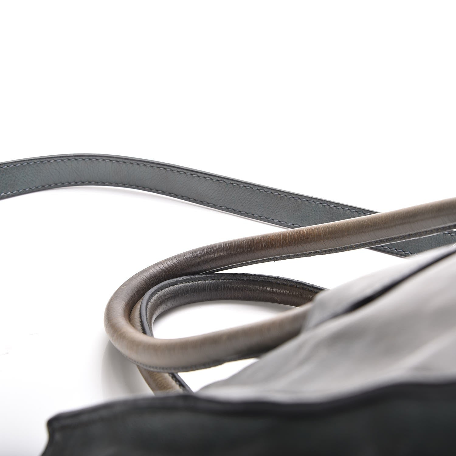 Prada Glace Calf Twin Pocket Tote Marine 12 of 15