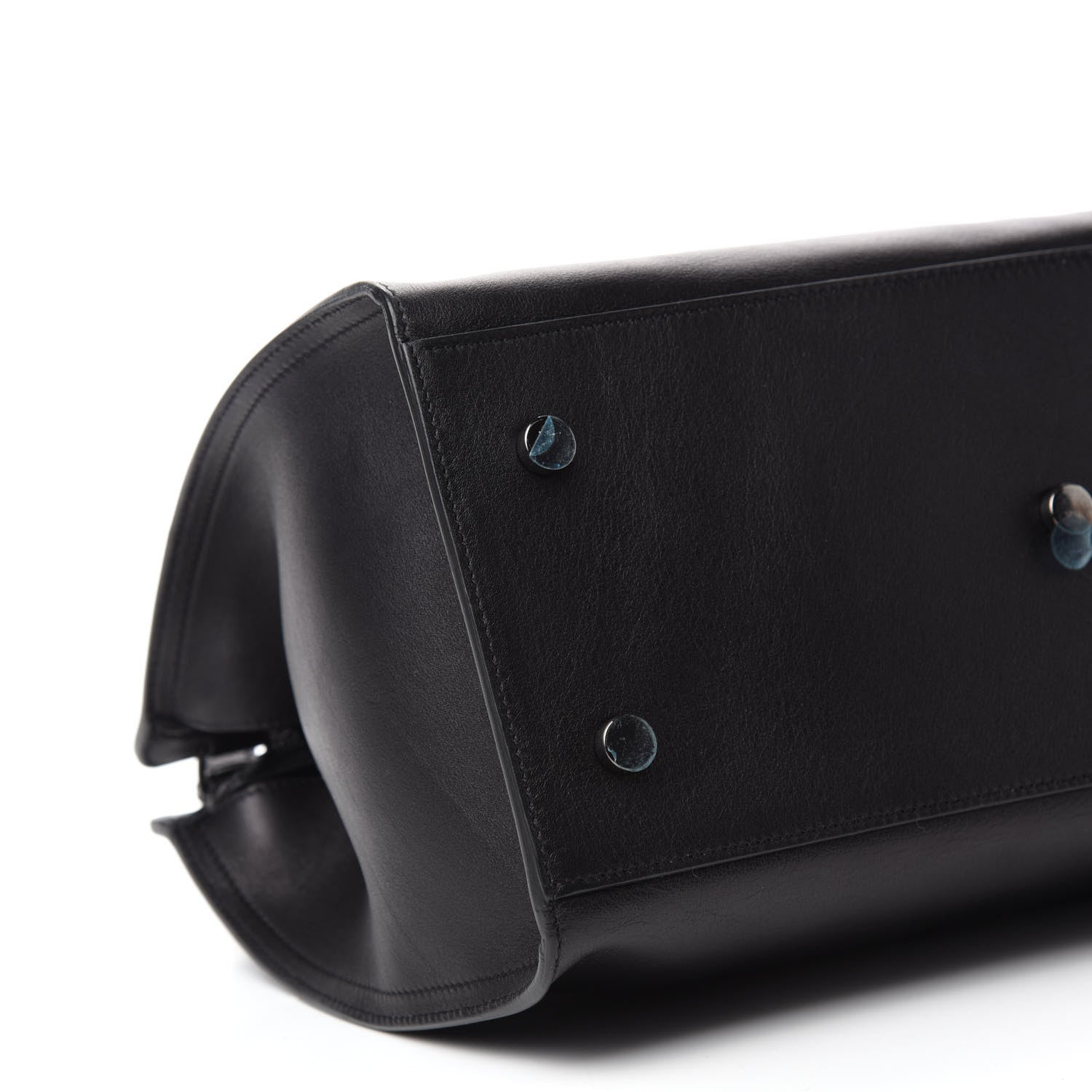 Saint Laurent Calfskin Small Monogram Cabas Black 6 of 10