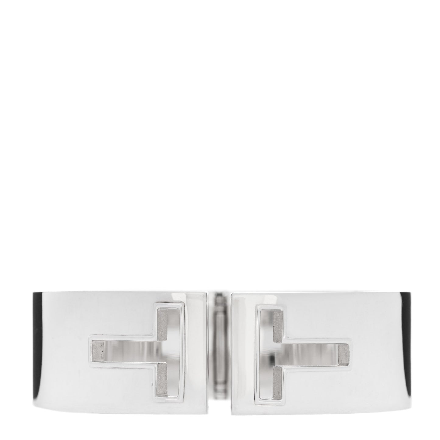 Sterling Silver T Cutout Cuff Bracelet