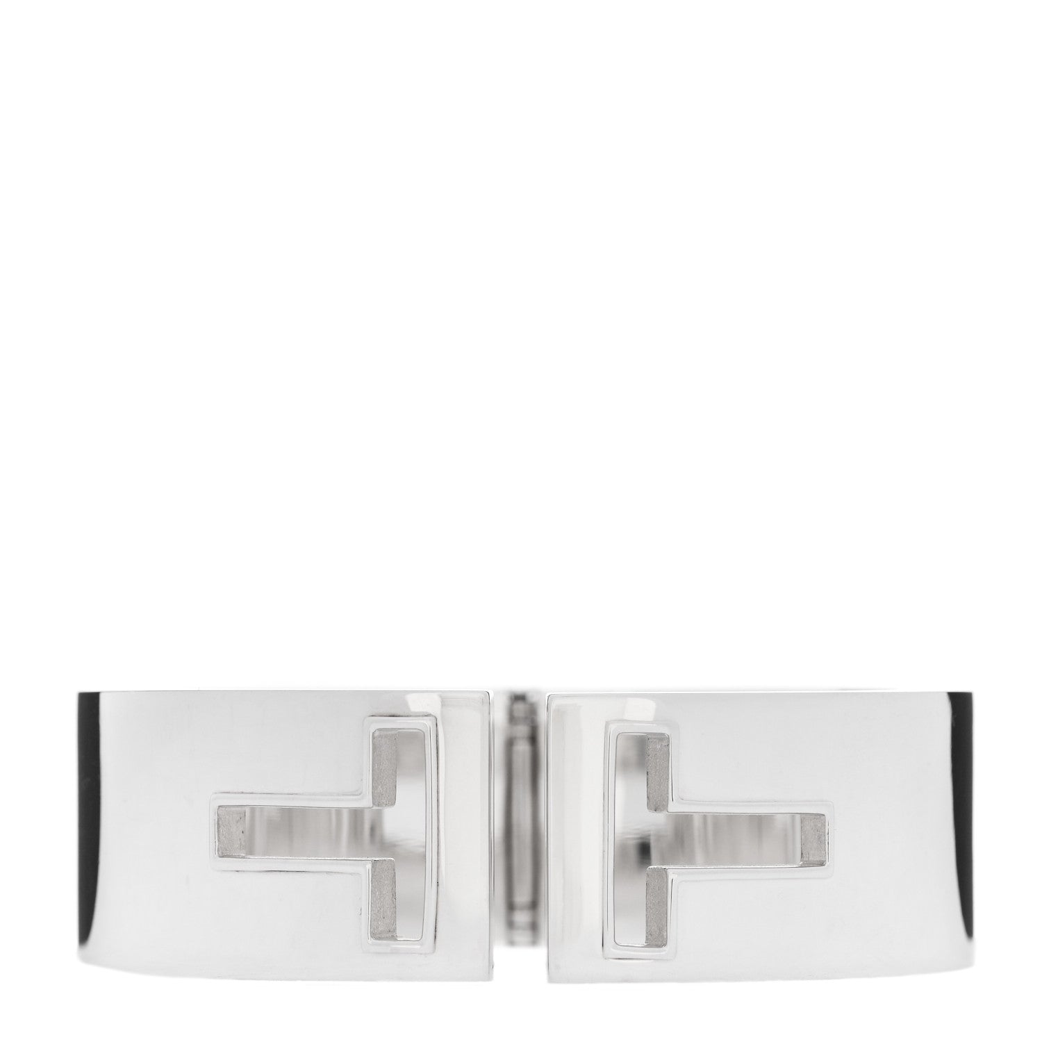 Tiffany Sterling Silver T Cutout Cuff Bracelet 1 of 4