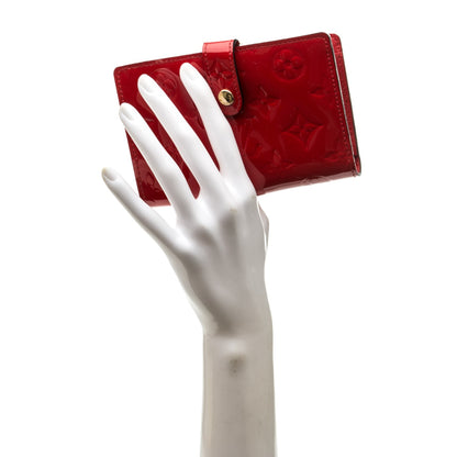 Louis Vuitton Vernis French Purse Wallet Cherry 4 of 6