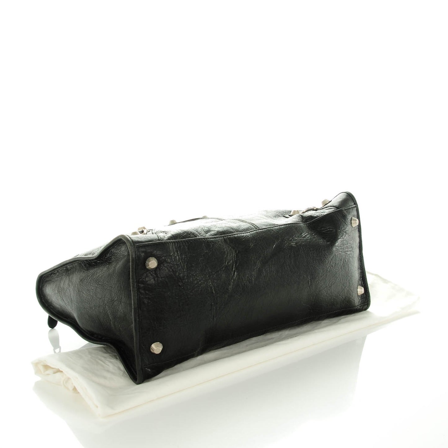 Agneau Giant 21 Silver Hardware Work Black