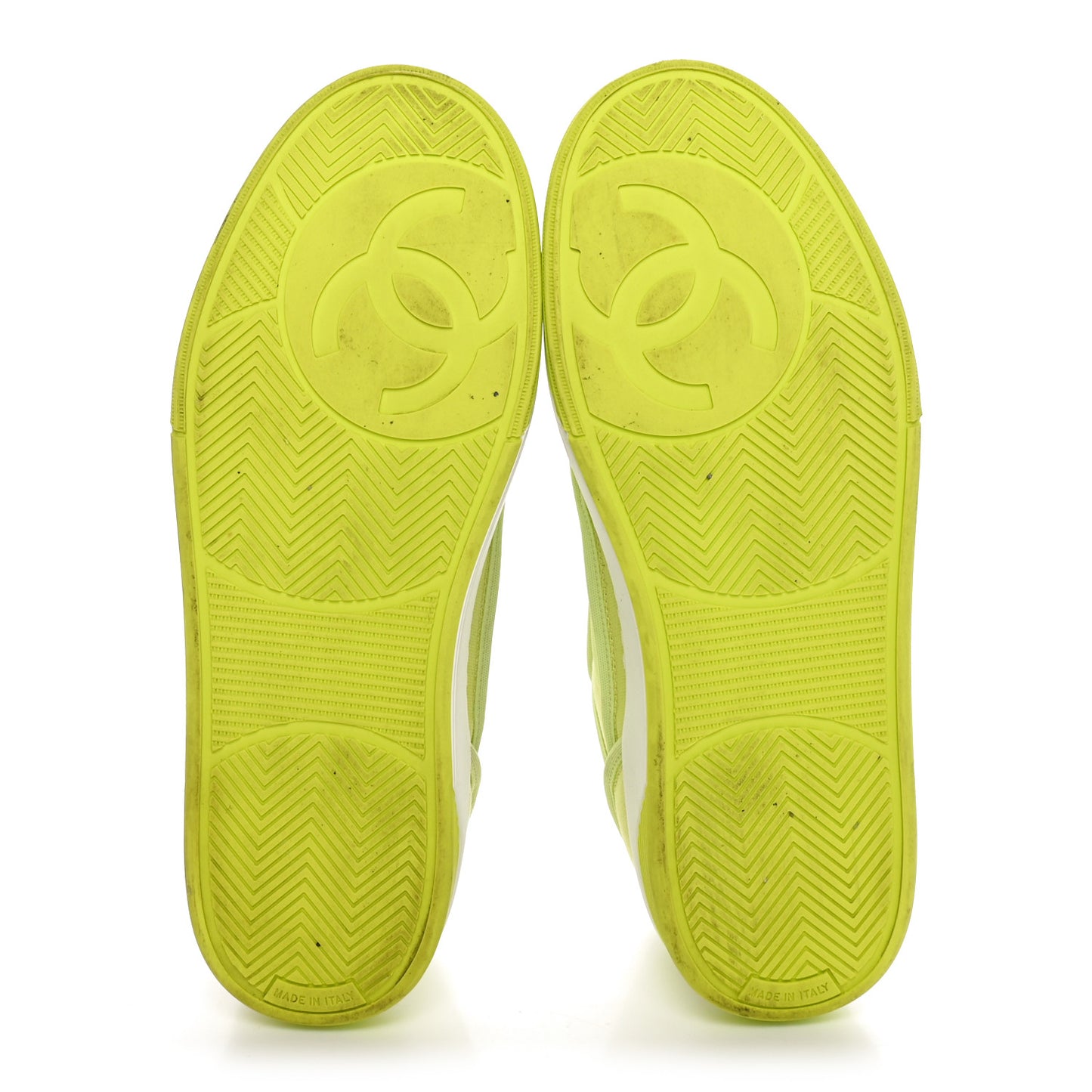 Fabric Womens Logo Sneakers 39 Green