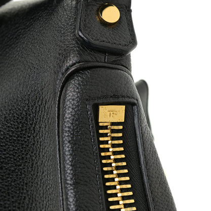 Tom Ford Grained Calfskin Medium Jennifer Crossbody Bag Black 10 of 11