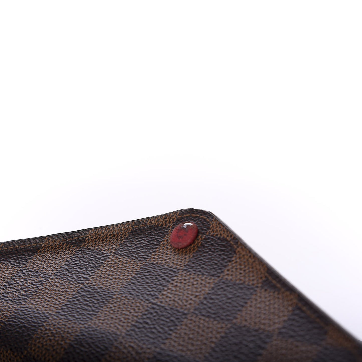 Damier Ebene Josephine Wallet Red